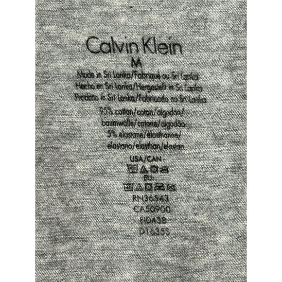 Calvin Klein Women's Lightweight Scoopneck Tank in Gray - Sz M - Picture 3 of 3